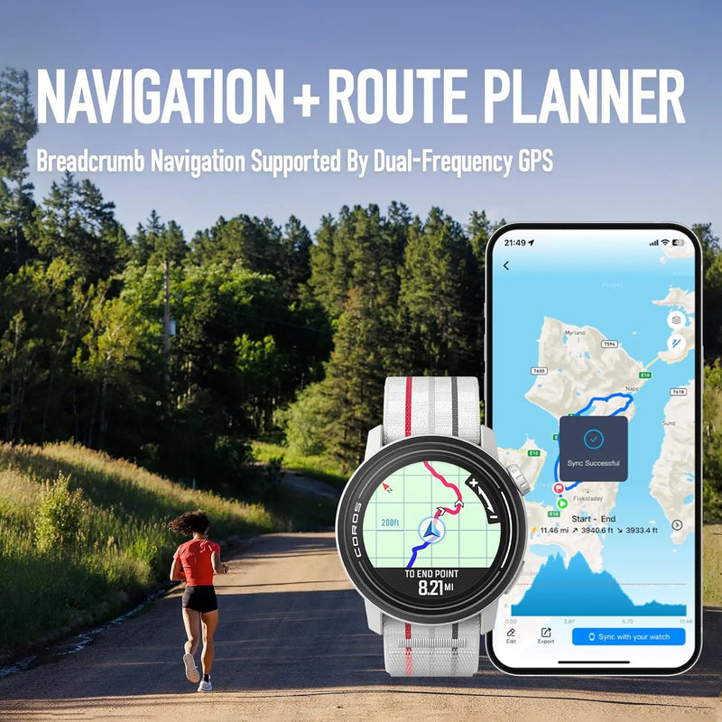 Load image into Gallery viewer, GPS Smartwatch | PACE 3 - Nylon Band (Chalk) - MADOVERBIKING -  COROS
