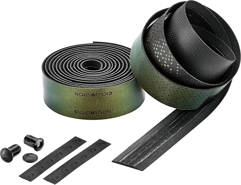 Load image into Gallery viewer, CICLOVATION BARTAPE | SEITEX CHAMELEON - AMBER GREEN - MADOVERBIKING
