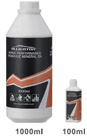 ALLIGATOR BRAKE OIL | HYDRAULIC DISC - MINERAL OIL (100/1000 ML)
