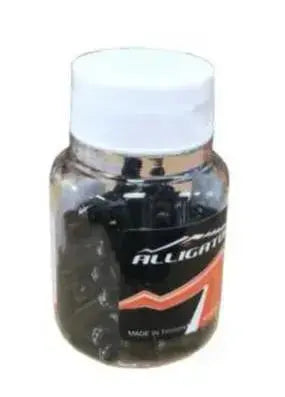 ALLIGATOR CABLE HOUSING END CAPS | PLASTIC FERRULE, BLACK, BULK PACK - 150 PCS