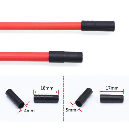 ALLIGATOR GEAR CABLE HOUSING | END CAPS ALLOY, FERRULE, 100PCS