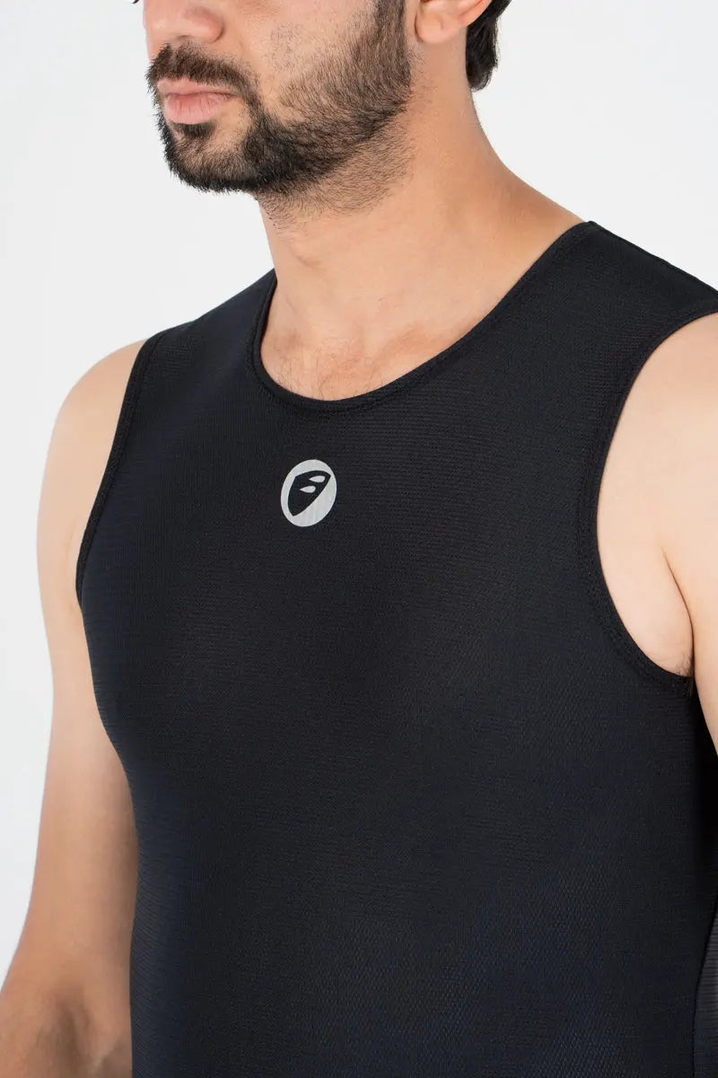 Load image into Gallery viewer, APACE CYCLING BASELAYER | MESH COOLING | BLACK | UNISEX
