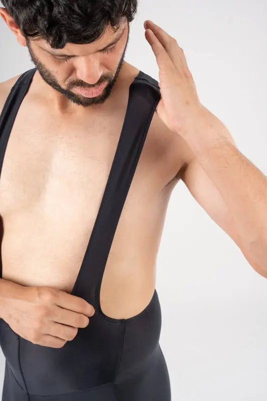 APACE CYCLING BIB SHORTS | EXPLORE NOVEAU ENDURANCE | EBONY | MENS