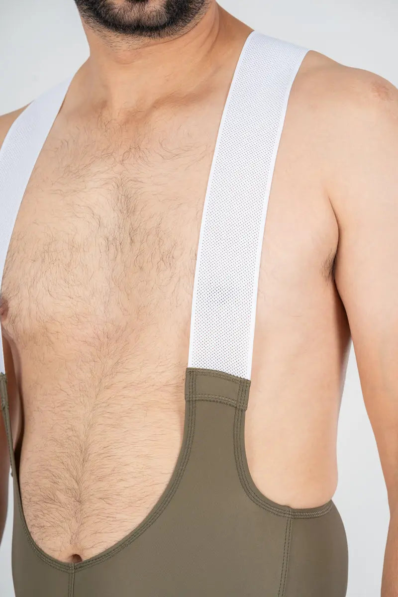 Load image into Gallery viewer, APACE CYCLING BIB SHORTS | TOURER ENDURANCE | MOSS | MENS
