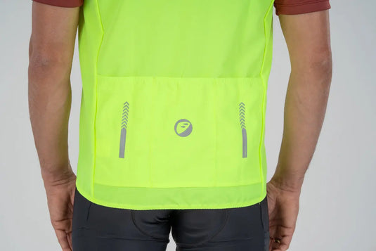 APACE CYCLING JACKET GILET | SLEEVELESS | NEON NOVEAU