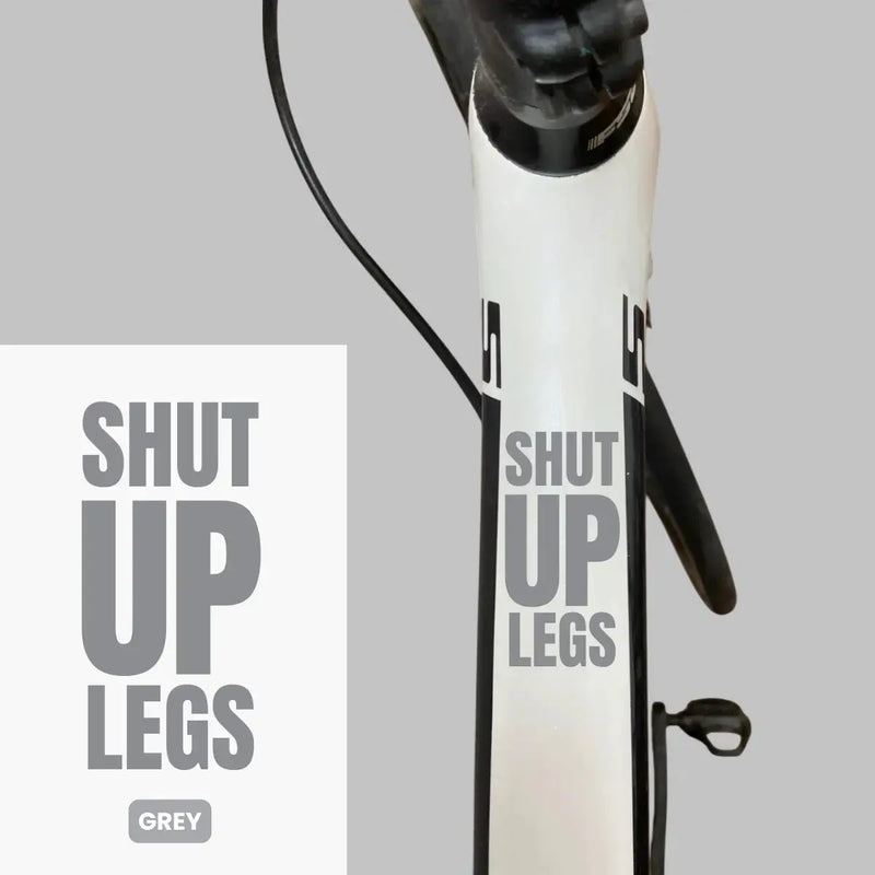 Load image into Gallery viewer, Bicycle Sticker Decal | SHUT UP LEGS (Set of 2)
