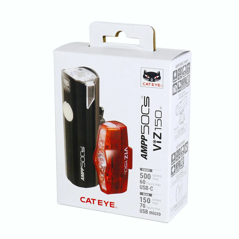 Load image into Gallery viewer, Cycling Lampset Combo - AMPP500S / ViZ150 - MADOVERBIKING -  CATEYE

