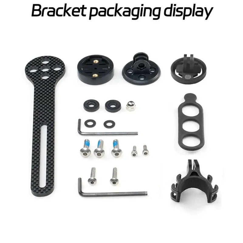 Load image into Gallery viewer, Extended Mount for Cyclocomputers - M82 (Carbon Fiber) for Igpsport &amp; Garmin Models
