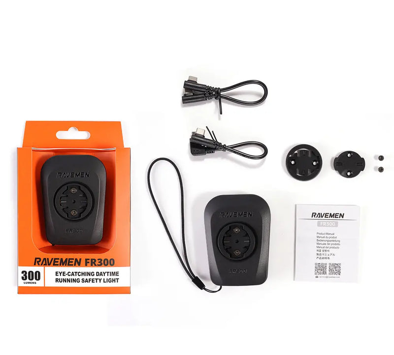 Load image into Gallery viewer, Bicycle Front Light | FR300ANT+ (for Garmin cyclometers) RAVEMEN MADOVERBIKING
