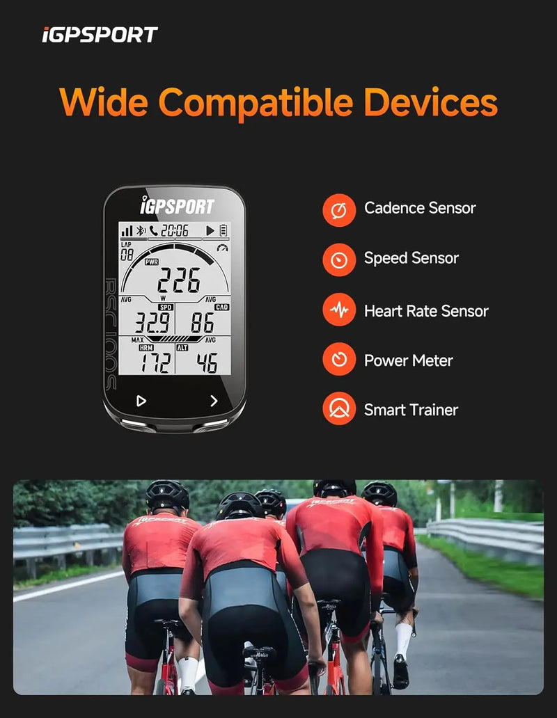 Load image into Gallery viewer, GPS Bike Computer - BSC100S | Type-C, 2.6" Display, 40H Battery, ANT+ &amp; Strava Enabled
