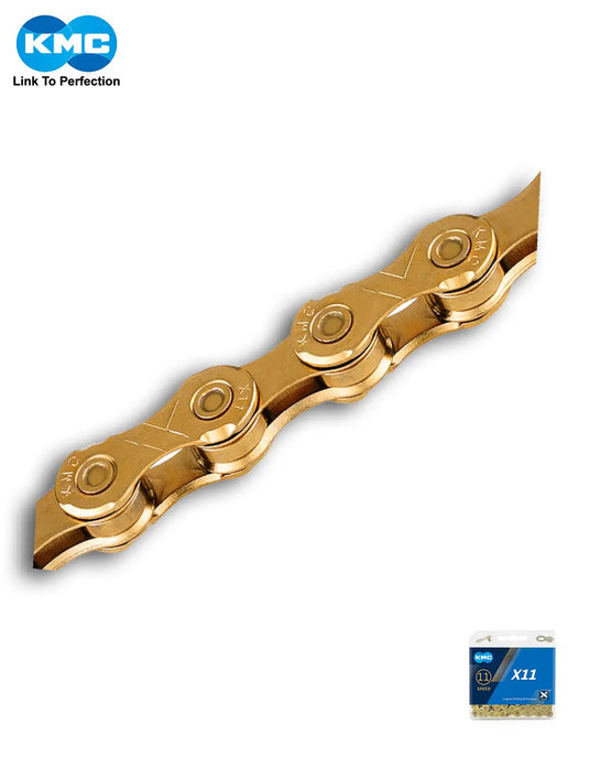 Bicycle Chain | X11 Ti-N GOLD (11 Speed) - MADOVERBIKING -  KMC