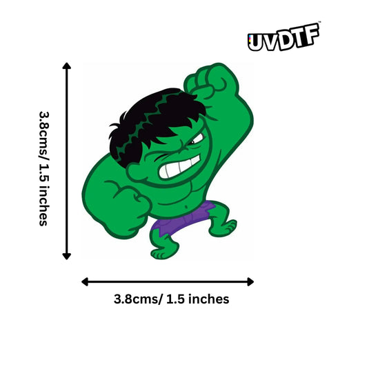 HULK Power Stem Sticker | UV DTF Waterproof Cycling Decal (Tadej Pogačar Style)