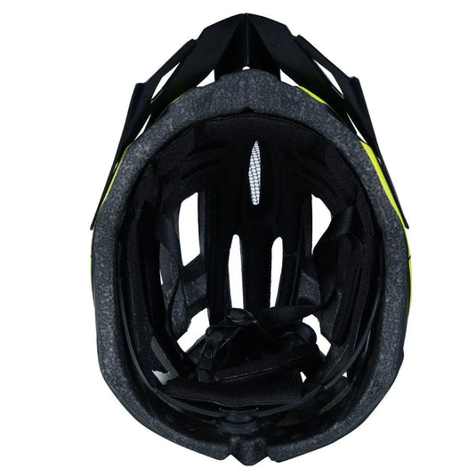 MTB Inmold Cycling Helmet with Rear LED Flicker Lights - Uphill Series (Black)