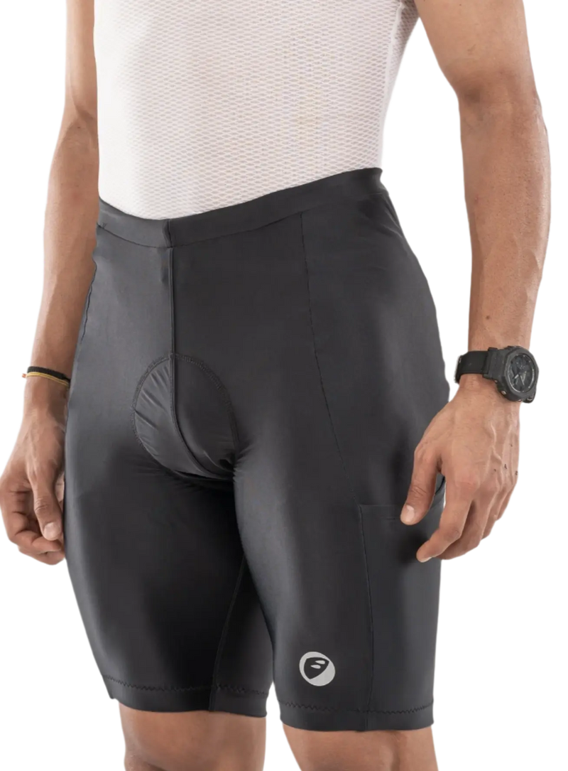 Load image into Gallery viewer, MENS CYCLING | BIBLESS CYCLING SHORTS | EVOLVE ENDURANCE | BLACK
