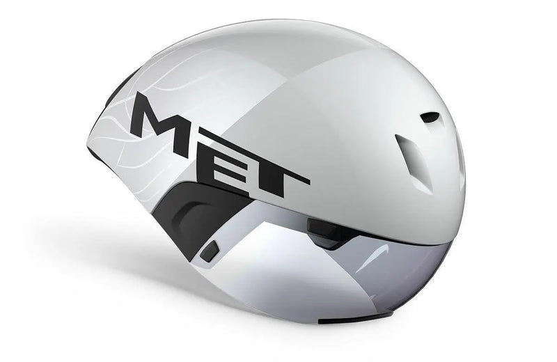 Load image into Gallery viewer, Met Codatronca Aero Cycling Helmet (White/Black/Matt Glossy)
