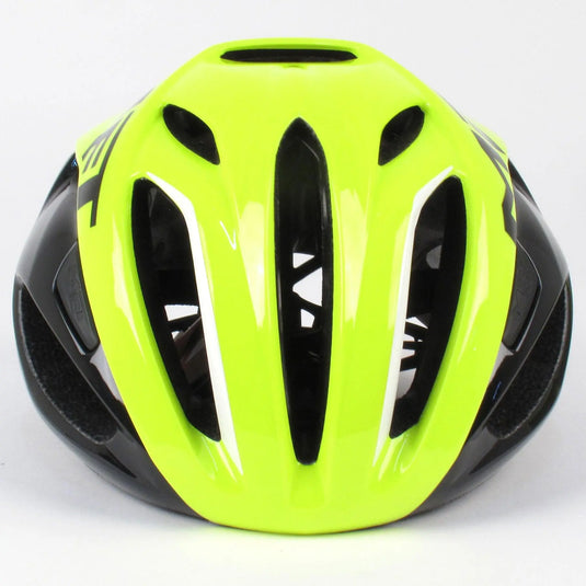 Met Rivale Mips Road Cycling Helmet (Black/Fluo Yellow/Matt Glossy)