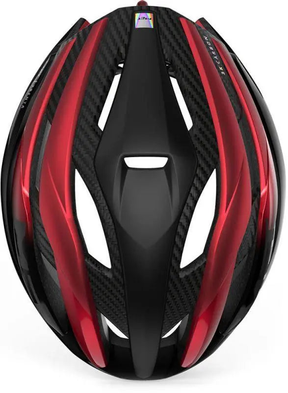 Load image into Gallery viewer, Met Trenta 3K Carbon Mips Road Cycling Helmet (Black/Red Metallic/Matt Glossy)
