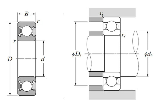 NTN Bearing 6903 LLU - 2RS