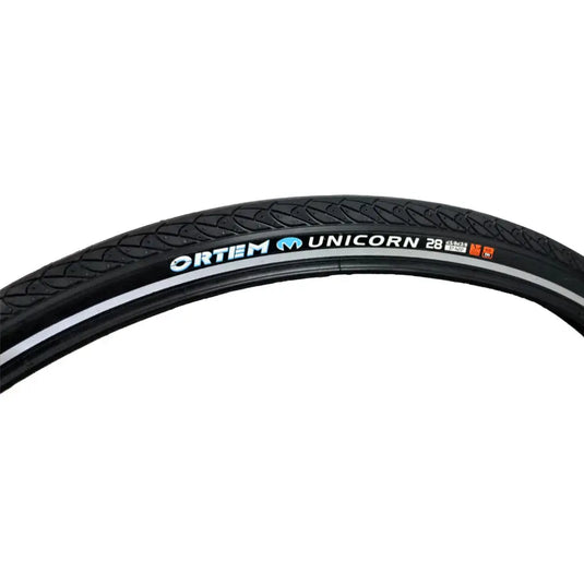 ORTEM UNICORN 60TPI TYRE WITH 5MM PUNCTURE PROTECTION - REFLECTIVE BEAD | (700 / ERTO 622)