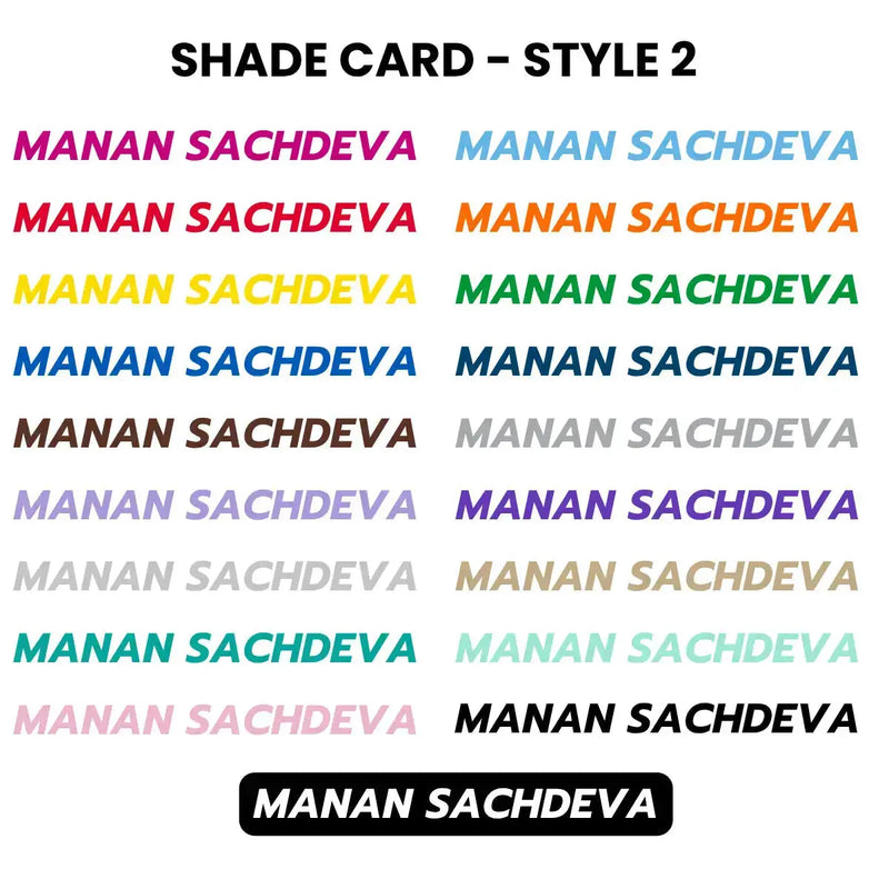 Load image into Gallery viewer, Premium Cyclist Name Sticker Decal with Indian Flag (set of 2)
