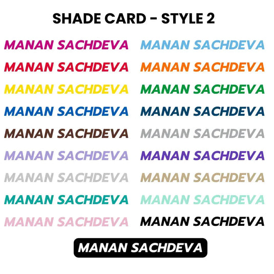 Premium Cyclist Name Sticker Decal with Indian Flag (set of 2)