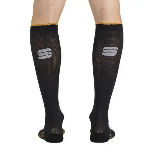 Load image into Gallery viewer, Sportful Recovery Unisex Cycling Socks (Black Orange Sdr)
