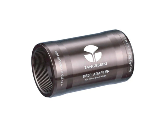 TANGESEIKI BOTTOM BRACKET ADAPTER | BB30 BLACK (FOR 73MM SHELL 42MM DIA) - MADOVERBIKING