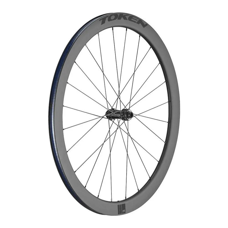 Load image into Gallery viewer, TOKEN WHEELSET RESOLUTE 45MM FULL CARBON CLINCHER DISC BRAKE 11/12 SPEED SRAM/SHIMANO BWRC45D/3-BKSTK TOKEN MADOVERBIKING
