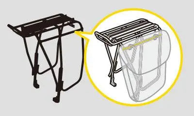Load image into Gallery viewer, Topeak Uni Super Tourist DX Rear Pannier Rack

