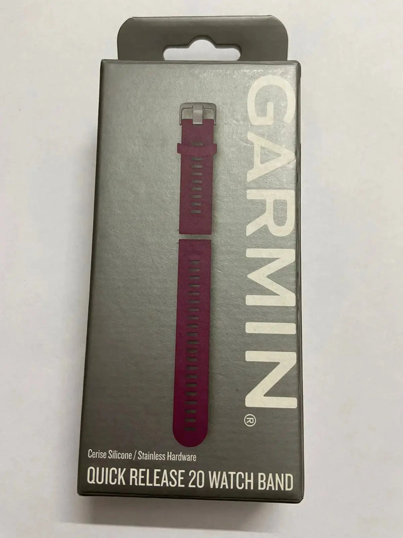 Load image into Gallery viewer, Garmin Forerunner 245/Music, 645/Music, 165, 55, 158, Vivoactive 5/3, Venu Sq/Venu 2 Plus, 20mm Straps - 100% Original GARMIN MADOVERBIKING

