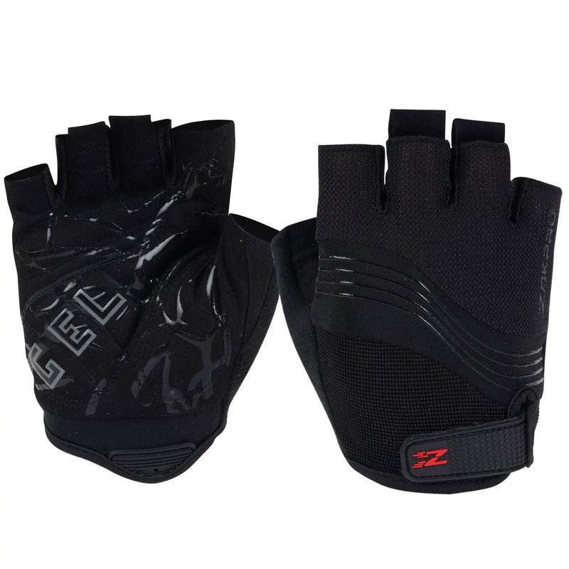 Load image into Gallery viewer, ZAKPRO Cycling Gloves Gel Series Anti-Slip Professional Half Finger - (Black)
