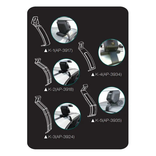 BNB BEARACK | SPARES - ROOF RACK ADAPTOR KITS - FOOTPACK FOR NAKED ROOF - MADOVERBIKING -  BNB BeaRack