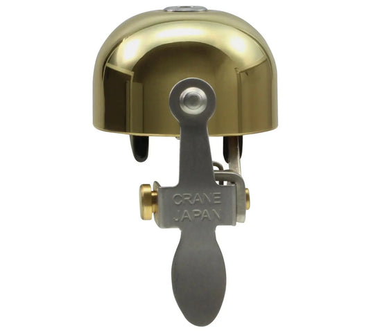 Crane E-NE Clamp Band Mount Bell (Polished Gold) - MADOVERBIKING -  CRANE BELLS