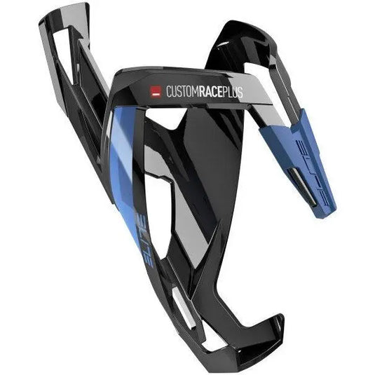 Elite Bottle Cage Custom Race Plus Black, Blue Graphic 2020