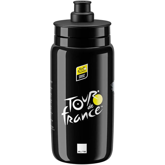 Elite Bottle Fly 550 TOUR DE FRANCE MAP BLACK  550 ML - MADOVERBIKING -  Elite