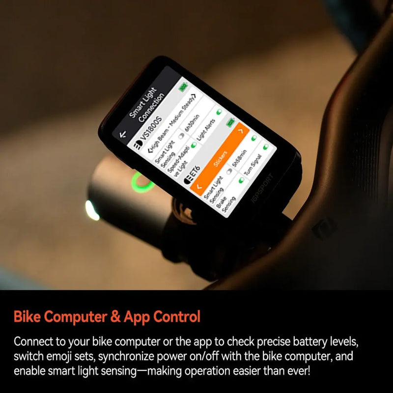 Load image into Gallery viewer, IGPSPORT ET6 Smart Emoji Taillight IGPSPORT MADOVERBIKING

