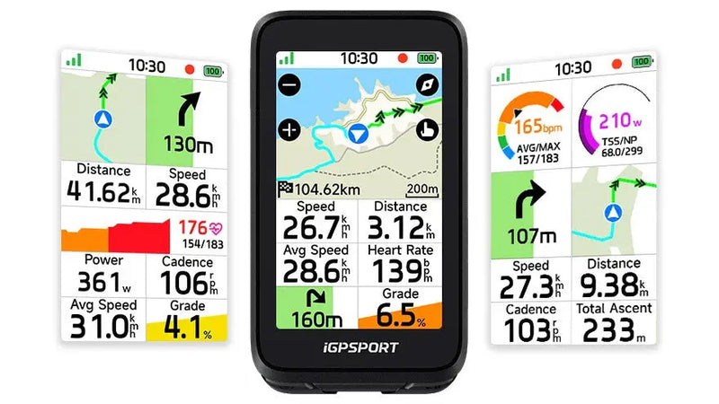 Load image into Gallery viewer, iGPSPORT BINAVI AIR | GPS BIKE NAVIGATOR &amp; COMPUTER - 30H BATTERY, 3" COLOR DISPLAY, 77G ULTRA LIGHTWEGHT - MADOVERBIKING

