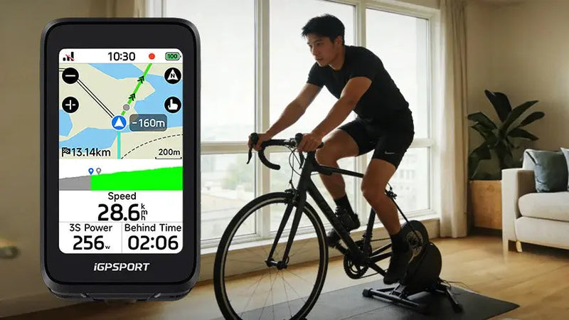 Load image into Gallery viewer, iGPSPORT BINAVI AIR | GPS BIKE NAVIGATOR &amp; COMPUTER - 30H BATTERY, 3" COLOR DISPLAY, 77G ULTRA LIGHTWEGHT - MADOVERBIKING

