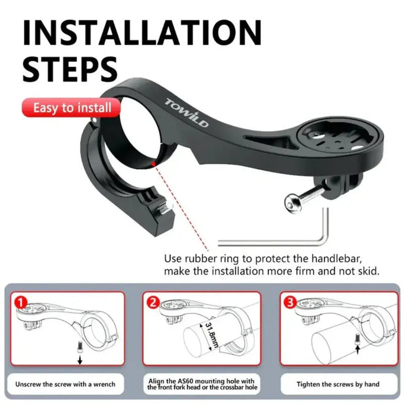 Load image into Gallery viewer, TOWILD AS90 Out Front Bike Mount Bicycle Edge Compatible TOWILD MADOVERBIKING
