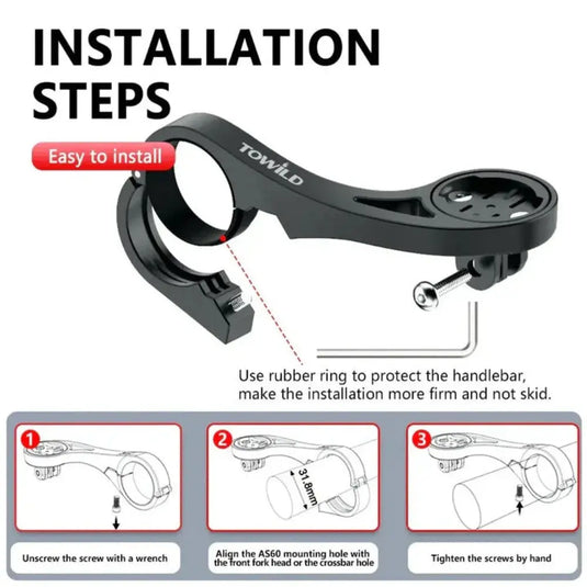TOWILD AS90 Out Front Bike Mount Bicycle Edge Compatible TOWILD MADOVERBIKING