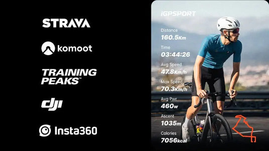 iGPSPORT BINAVI AIR | GPS BIKE NAVIGATOR & COMPUTER - 30H BATTERY, 3" COLOR DISPLAY, 77G ULTRA LIGHTWEGHT - MADOVERBIKING