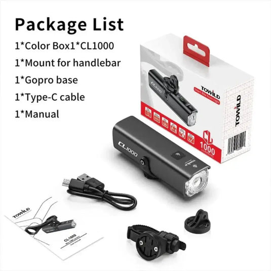 TOWILD CL1000 Bike Light Royal Traders MADOVERBIKING