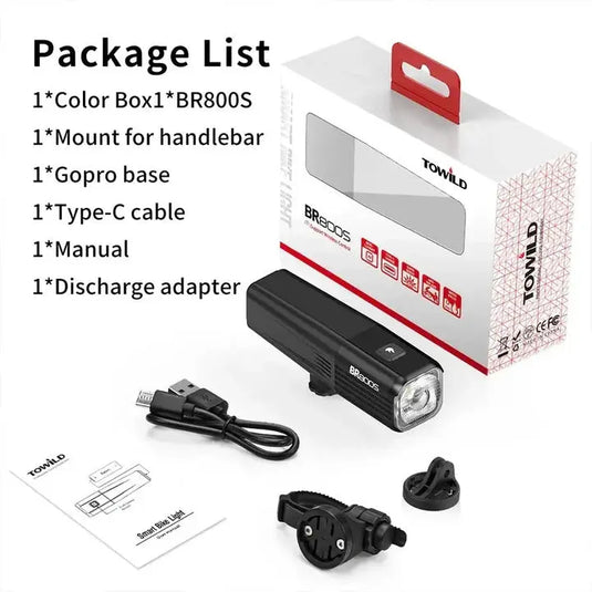 TOWILD BR800S Bike Light Royal Traders MADOVERBIKING