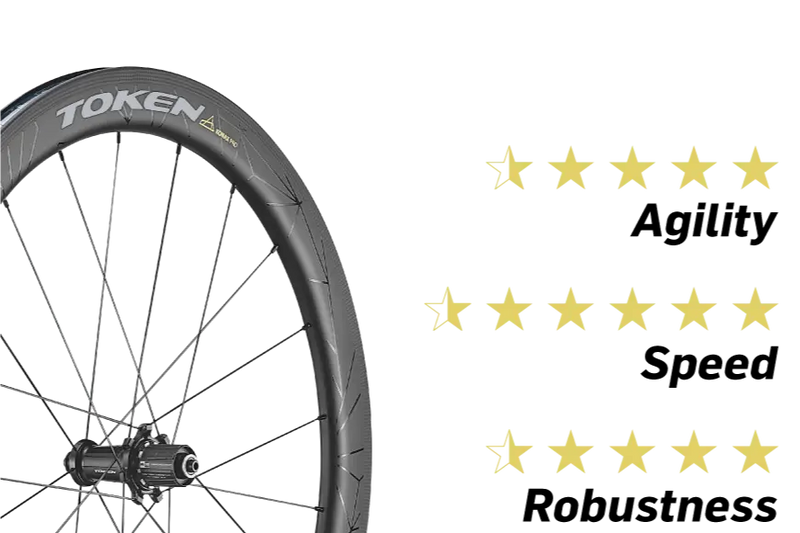Load image into Gallery viewer, TOKEN WHEELSET KONAX PRO 52MM FULL CARBON CLINCHER RIM BRAKE 11/12 SPEED SRAM/SHIMANO BWRC52/3-GRSTK TOKEN MADOVERBIKING
