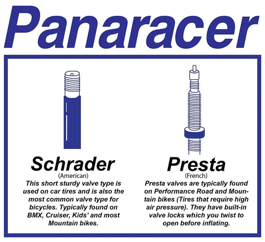 PANARACER STANDARD TUBE | 33MM PRESTA VALVE (20" X 1.50~2.25) - MADOVERBIKING