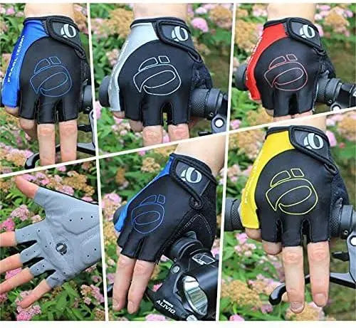 Load image into Gallery viewer, Pearl Izumi Half Finger Riding Gloves Sweat Absorbing Heat Dissipation Nylon Gloves
