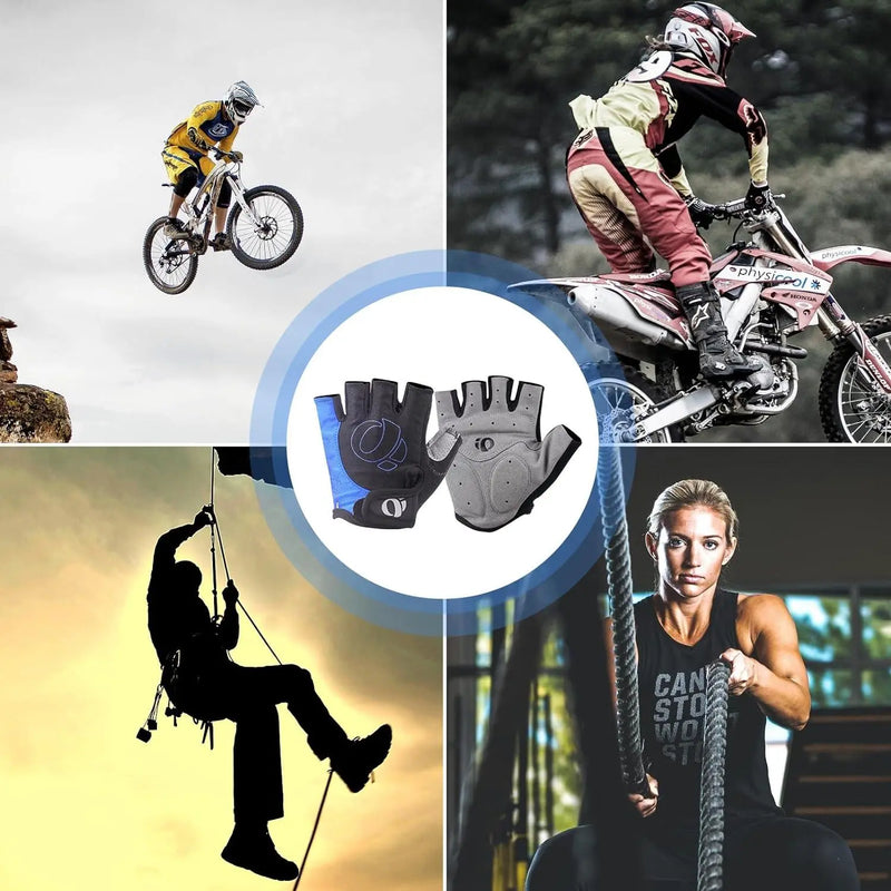 Load image into Gallery viewer, Pearl Izumi Half Finger Riding Gloves Sweat Absorbing Heat Dissipation Nylon Gloves
