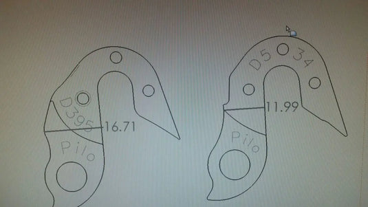 PILO DERAILLEUR HANGER FOR CIPOLLINI | GH-D395 - MADOVERBIKING