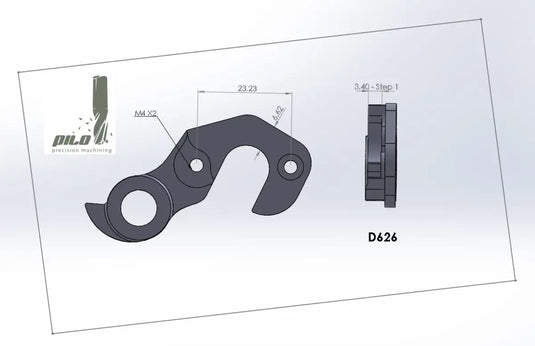 PILO DERAILLEUR HANGER FOR COLNAGO | GH-D626 - MADOVERBIKING