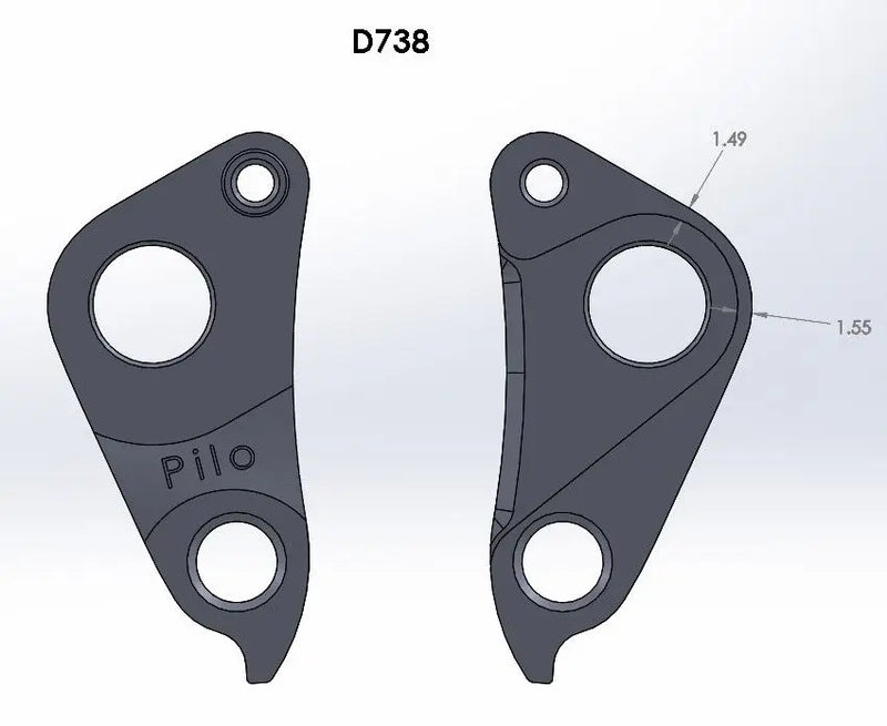 Load image into Gallery viewer, PILO DERAILLEUR HANGER FOR SPECIALIZED | GH-D738 - MADOVERBIKING
